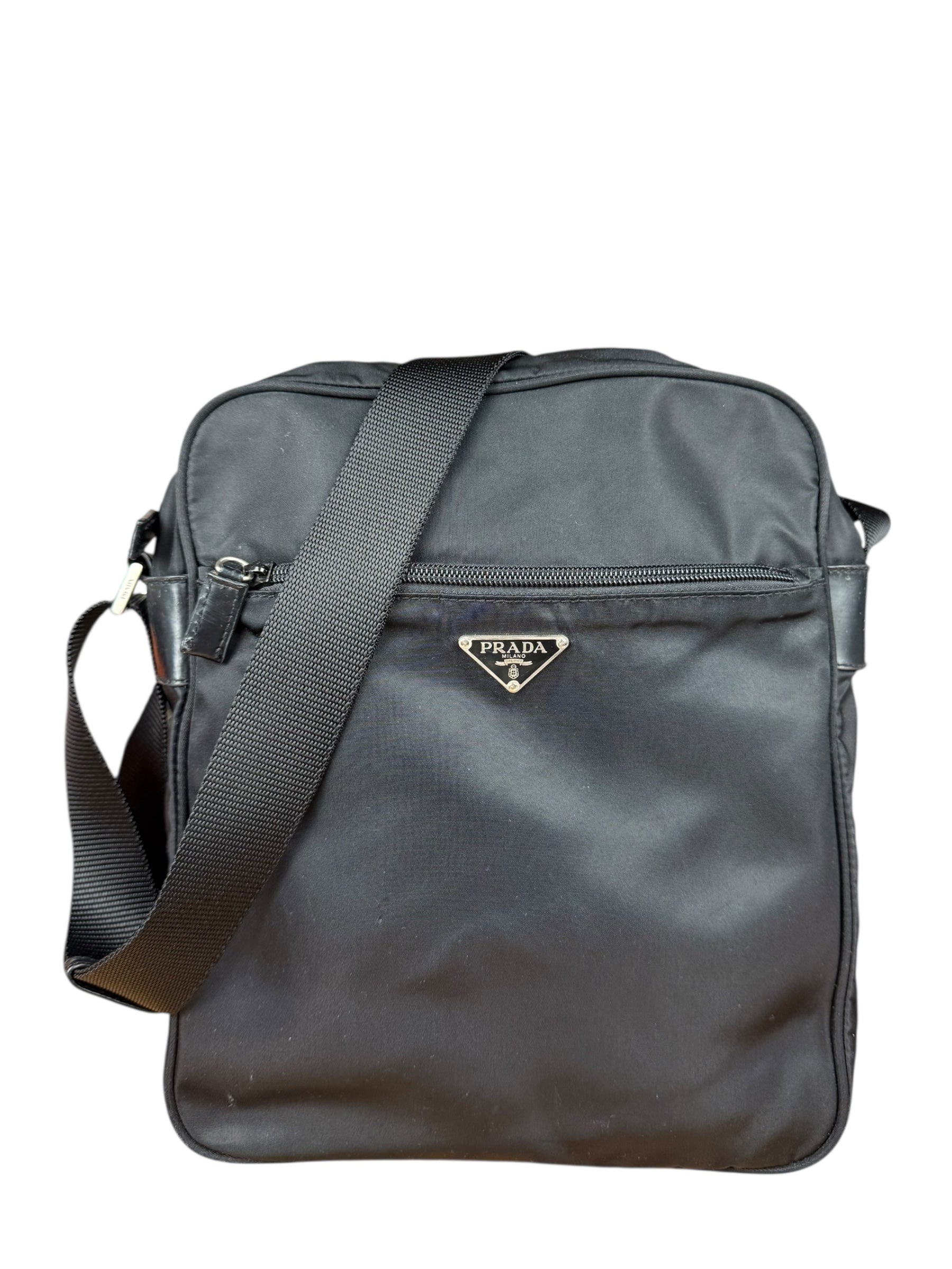 Prada Nylon Black Crossbody Bag
