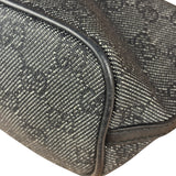 Gucci GG Black Canvas Pochette Handbag