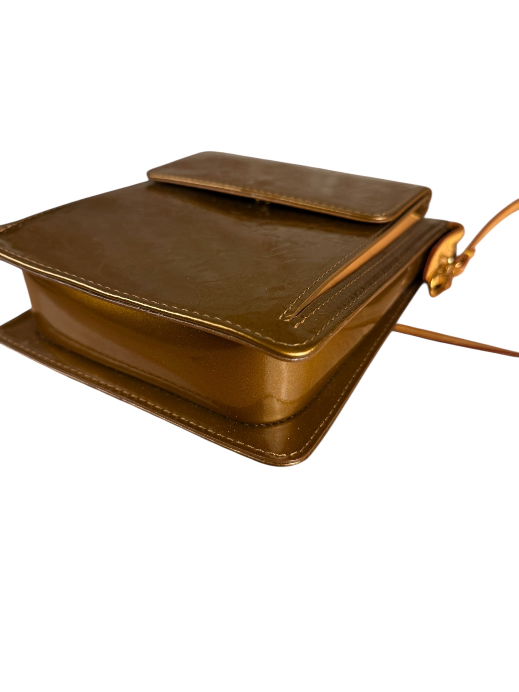 Louis Vuitton Bronze Vernis Shoulder Bag