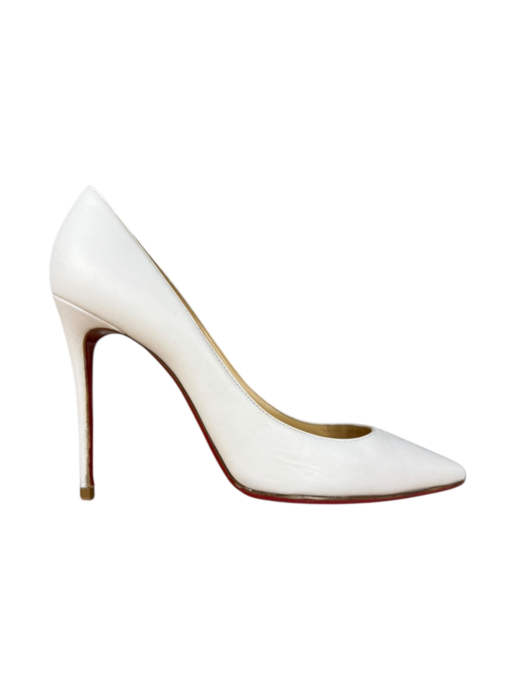 Christian Louboutin Kate Pumps White Nappa Leather