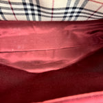 Burberry Vintage Leather Burgundy Handbag