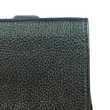 Balenciaga Black Leather Cash Mini Wallet