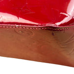 Louis Vuitton Red Leather Monogram Vernis Bellevue Handbag PM