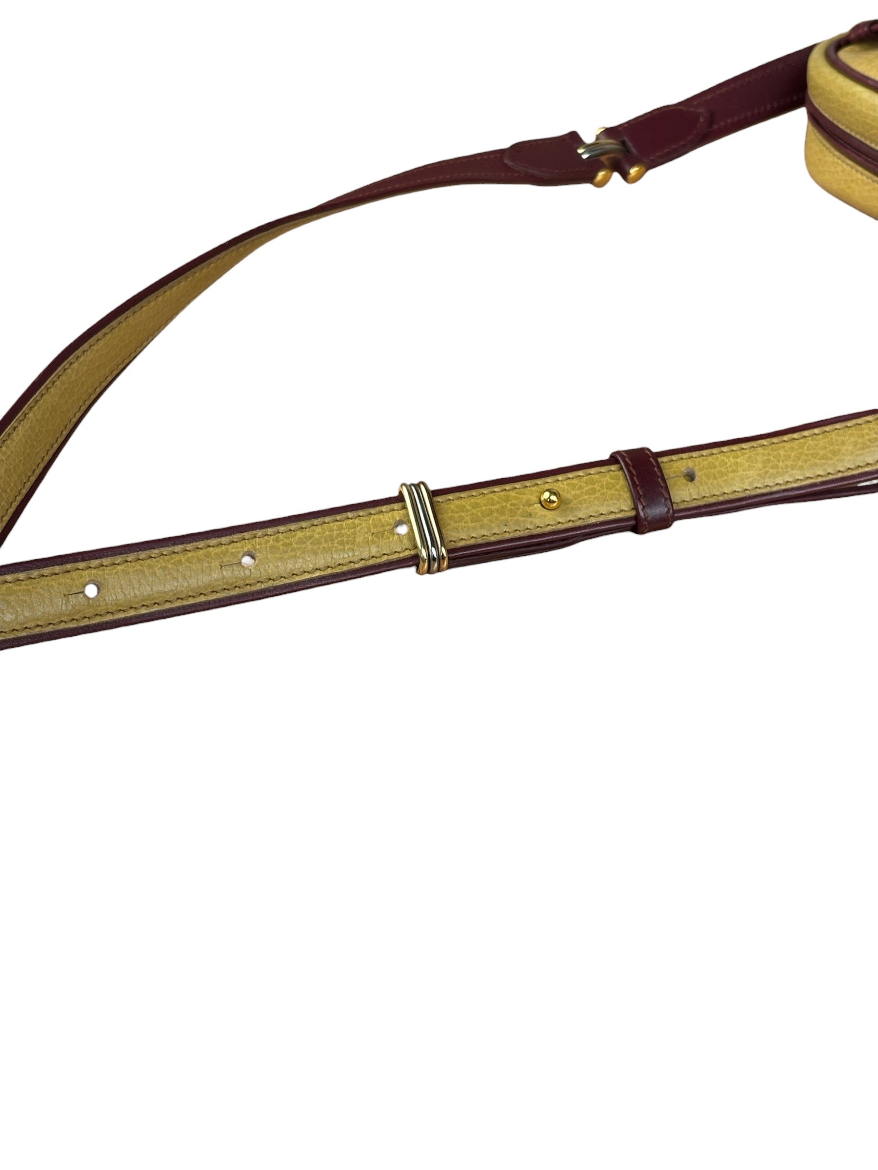 Cartier Vintage Leather Crossbody Camera Bag
