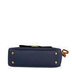 Burberry Navy Blue/Brown Dk88 Medium Two-Way Bag