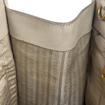 Prada Saffiano Lux Leather Grey 2Way Shopping Bag