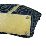 Fendi FF Canvas Top Handle Zip Tote