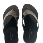Saint Laurent Black Vitello Marilyn Sandals