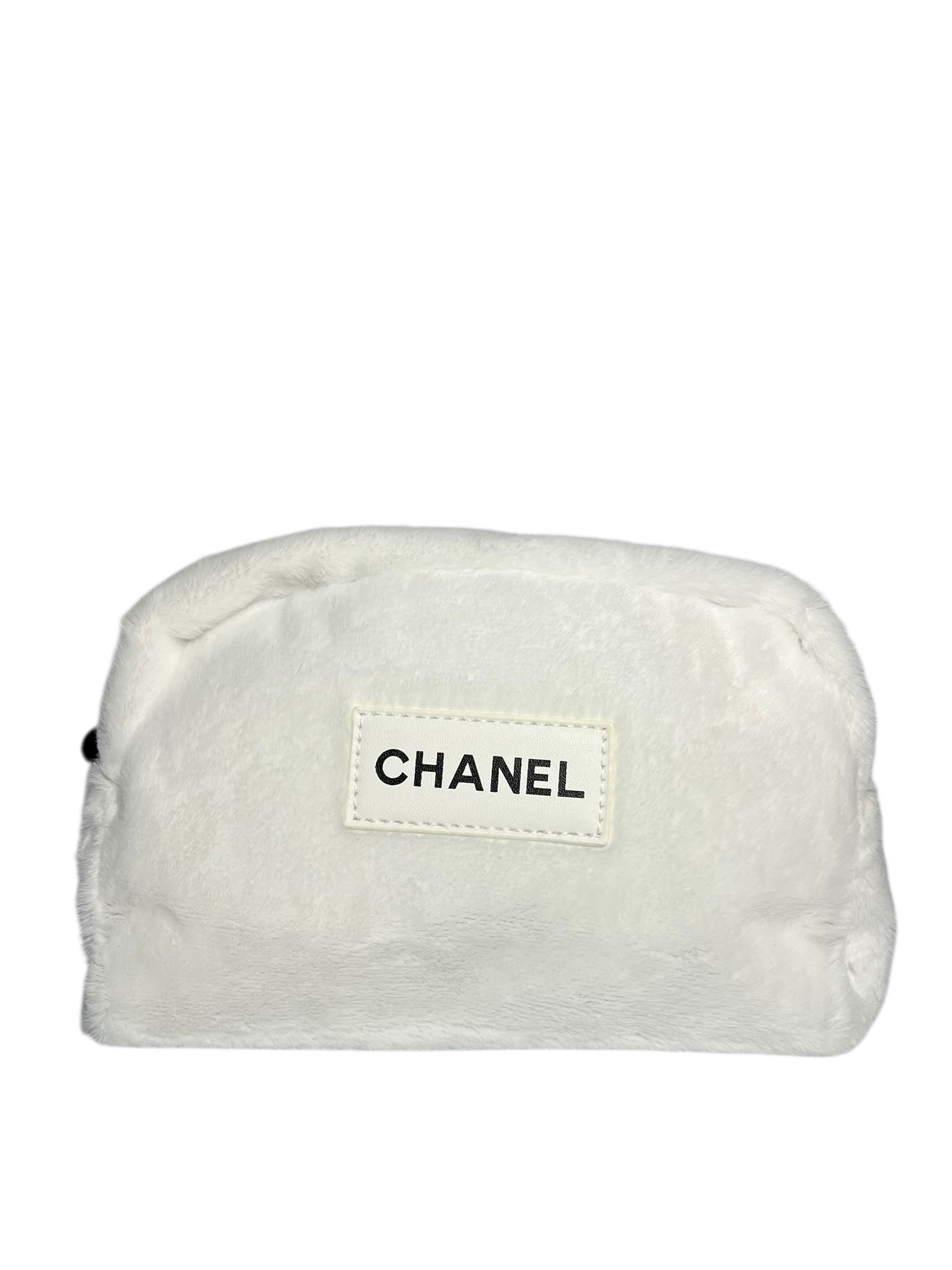 Chanel Beauty Soft White Cosmetic Pouch