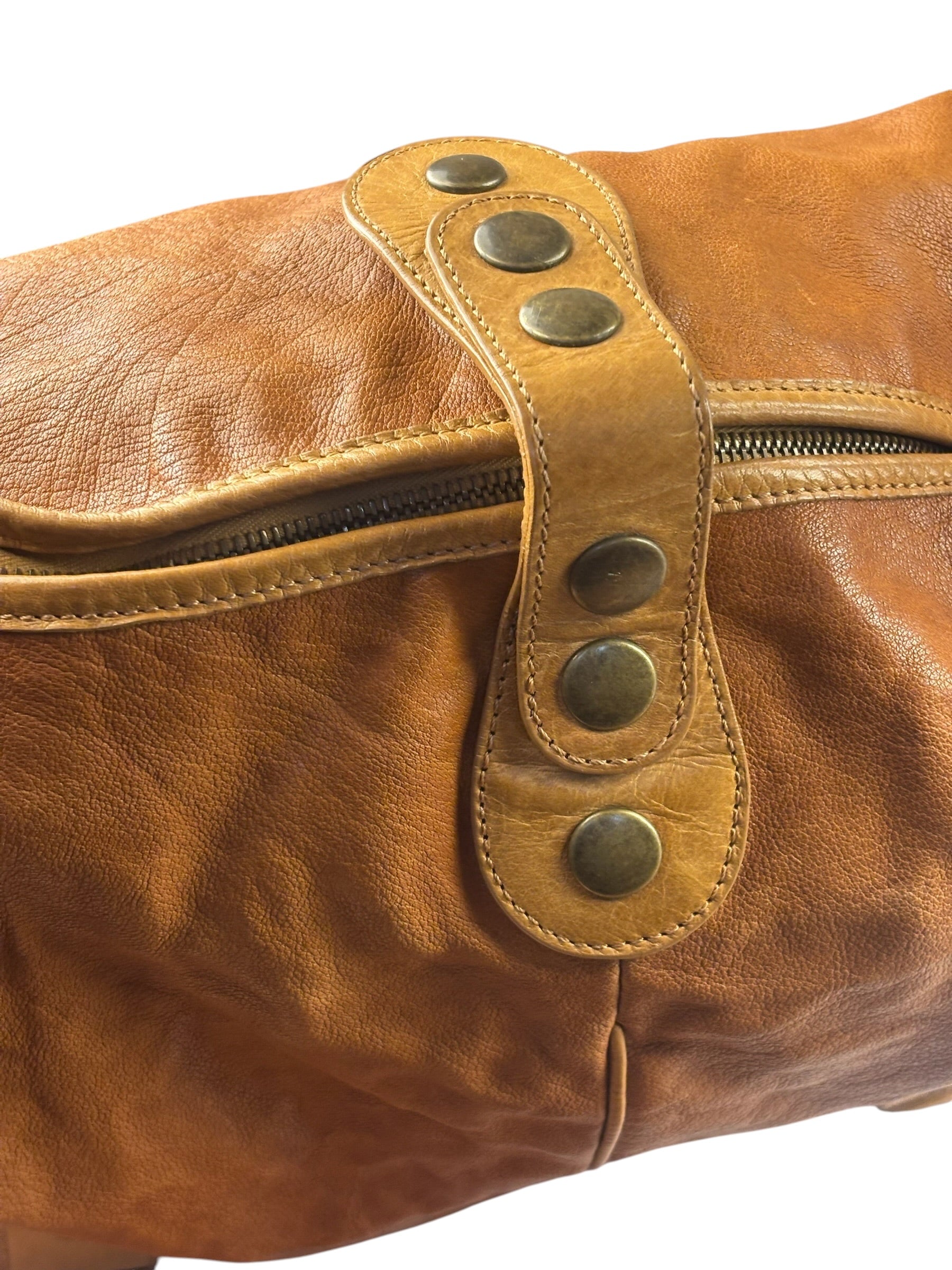 Chloe Tan Brown Leather Silverado Hobo Bag
