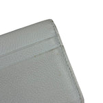 Balenciaga Grey Leather Compact Cardholder