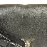 Louis Vuitton Black Pebbled Leather Taurillon Lockme Two-Way Bag