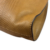 Gucci Vintage Tan Lizard Skin Hobo Bag