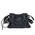 Balenciaga Neo Cagole City Bag Washed Denim