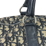 Christian Dior Vintage Black Trotter Boston Travel Bag