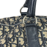 Christian Dior Vintage Black Trotter Boston Travel Bag