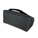 Gucci Vintage GG Black Canvas Pochette