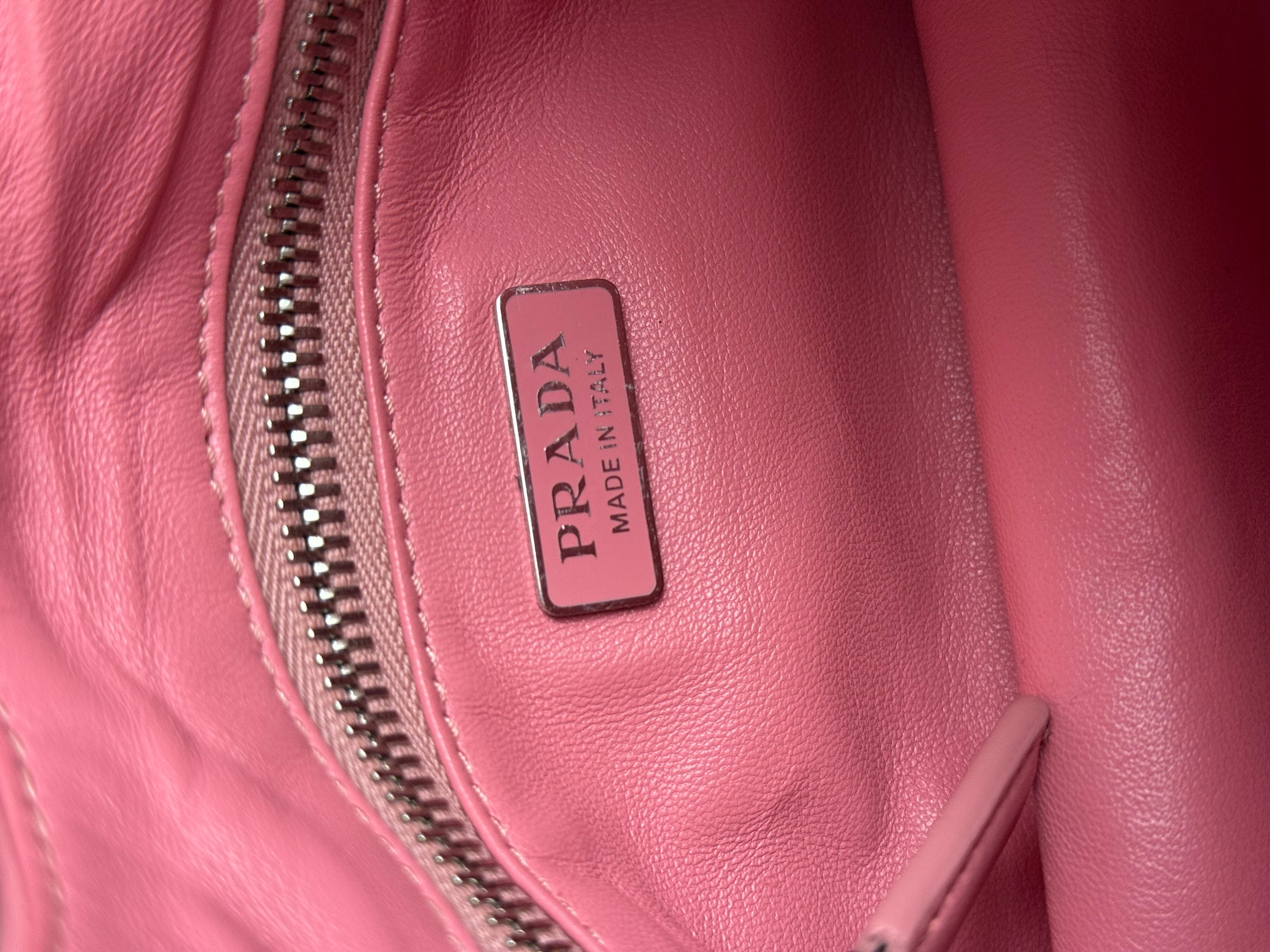Prada Re-Edition 2002 Moon Bag Pink