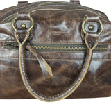 Balenciaga Vintage Brown Leather Moto Handbag