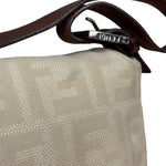 Fendi FF Canvas Baguette