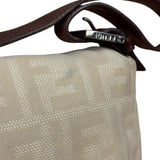 Fendi FF Canvas Baguette