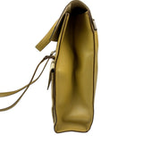 Bottega Veneta Vintage Textured Canvas Flap Shoulder Bag