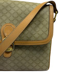 Celine Vintage Macadam Coated Canvas Crossbody Bag