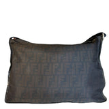 Fendi Black Zucca Canvas Chef Shoulder Bag