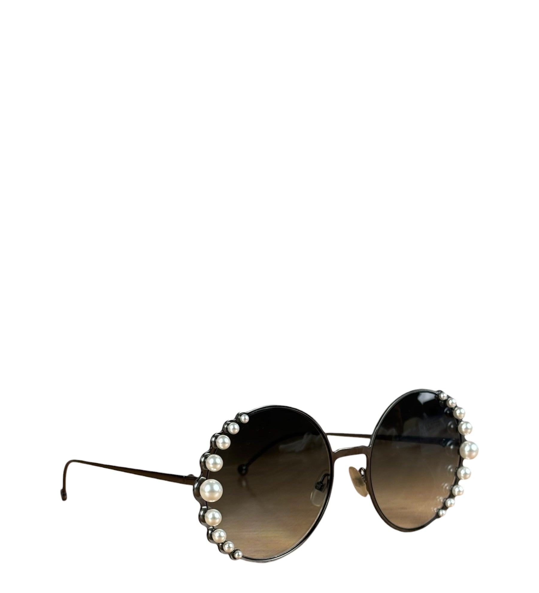 Fendi FF Ribbons & Pearls Round Sunglasses 0295/S