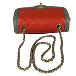 Chanel Two Tone Lambskin Mini Day Flap