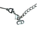 Christian Dior Vintage Trotter Logo Silver Bracelet