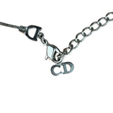 Christian Dior Vintage Trotter Logo Silver Bracelet