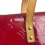 Louis Vuitton Red Leather Monogram Vernis Bellevue Handbag PM