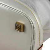 Louis Vuitton Cream Leather Suhali Lockit MM