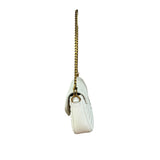 Louis Vuitton White Leather New Wave Multi Crossbody Pochette