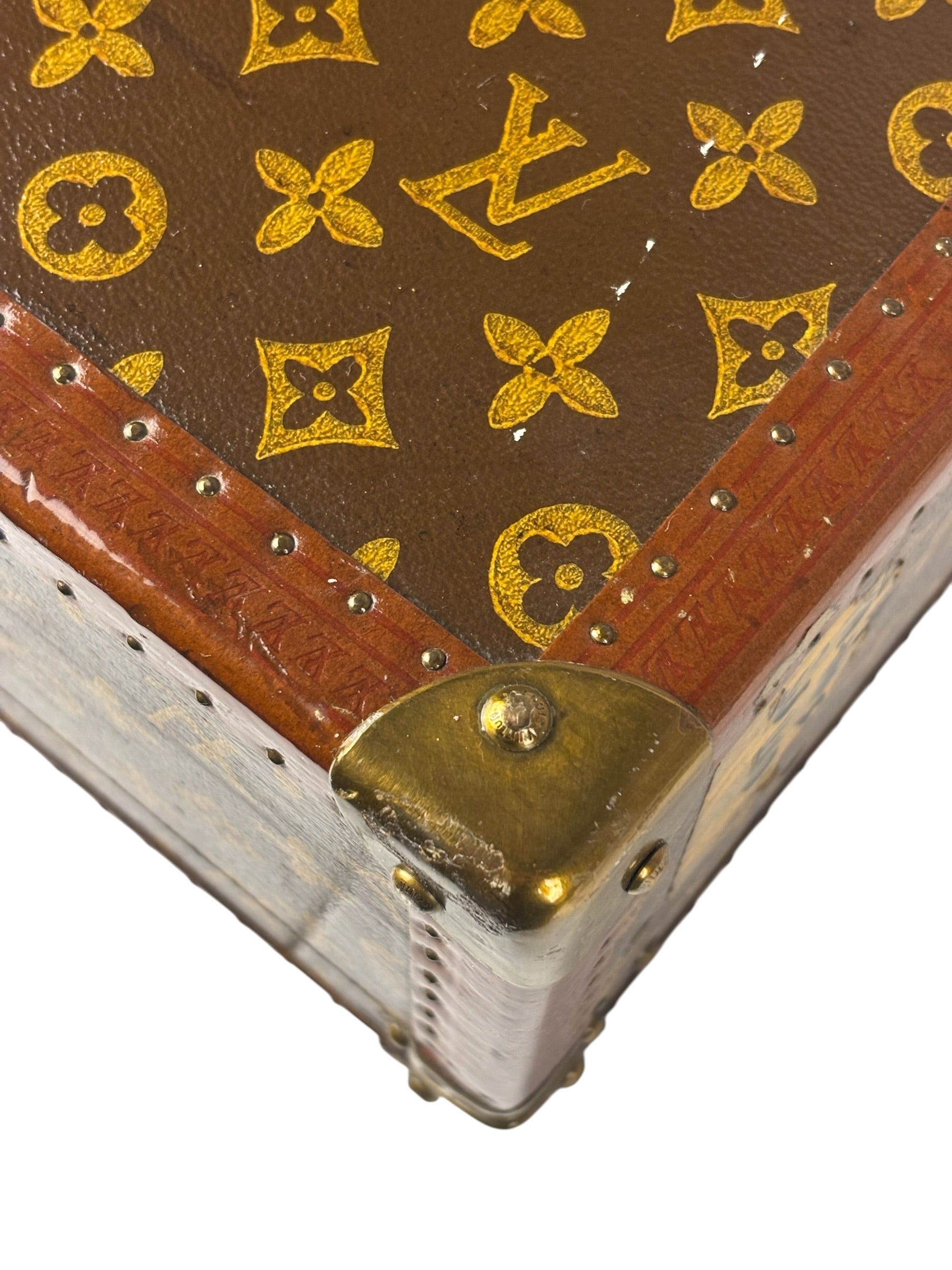 Louis Vuitton Vintage Monogram Hard Case Luggage Trunk