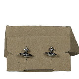 Vivienne Westwood Mini Bas Relief Silver Earrings