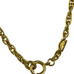 Chanel Vintage CC Gold-Plated Pendant Costume Necklace