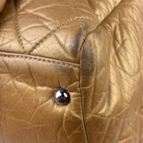 Chanel Gold Quilted Lambskin Lady Braid Flap Bag 2005