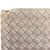 Bottega Veneta Intreccio Leather Wallet Light Pink