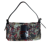 Fendi FF Bird Print Baguette