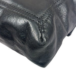 Fendi Black Leather Maxi Baguette