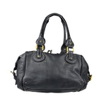 Chloe Black Leather Paddington Shoulder Bag