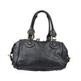Chloe Black Leather Paddington Shoulder Bag