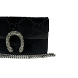 Gucci Black Velvet Dionysus Mini Crossbody Bag
