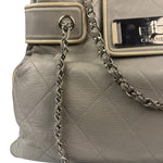 Chanel Grey Reissue Quilted Tote Bag 2013