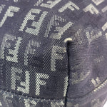 Fendi Purple Denim Roll Zucchino Tote