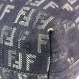 Fendi Purple Denim Roll Zucchino Tote
