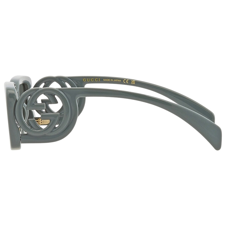 Gucci Grey Smoke Square Sunglasses
