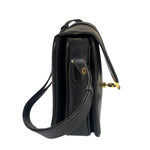Gucci Black Leather Flap Bag